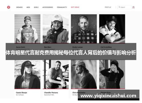 体育明星代言耐克费用揭秘每位代言人背后的价值与影响分析